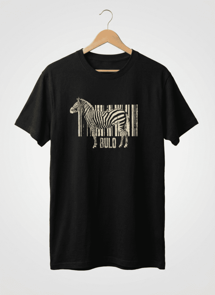 Camiseta Negra Cebra