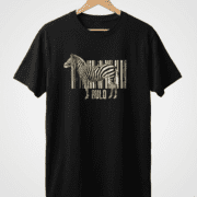 Camiseta Negra Código Cebra