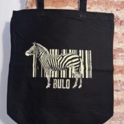 Tote Bag Negra Cebra Código