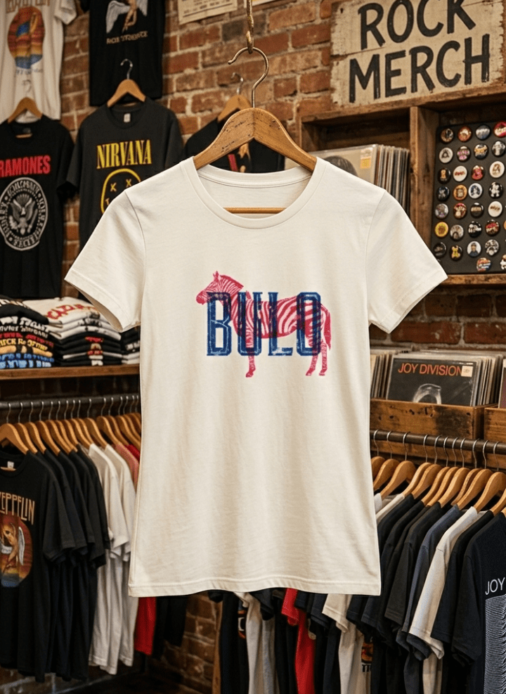 Camiseta blanco crudo cebra Chica