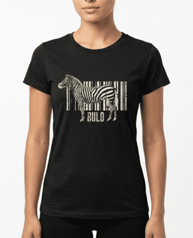 Camiseta negra cebra Chica_torsoOK